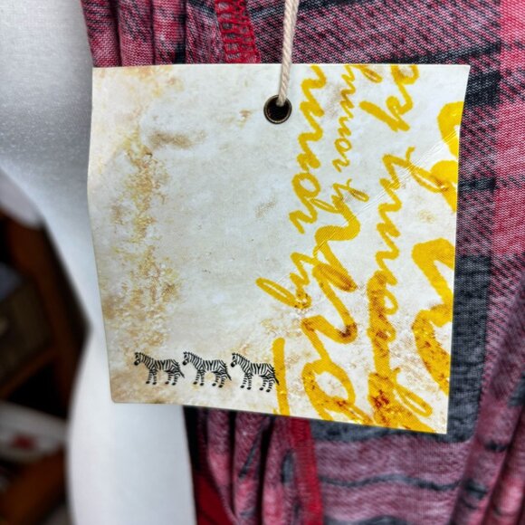 Torn by Ronny Kobo Brooke top, size Large, boxy, plaid, summer, dressy, NWT - Picture 11 of 11